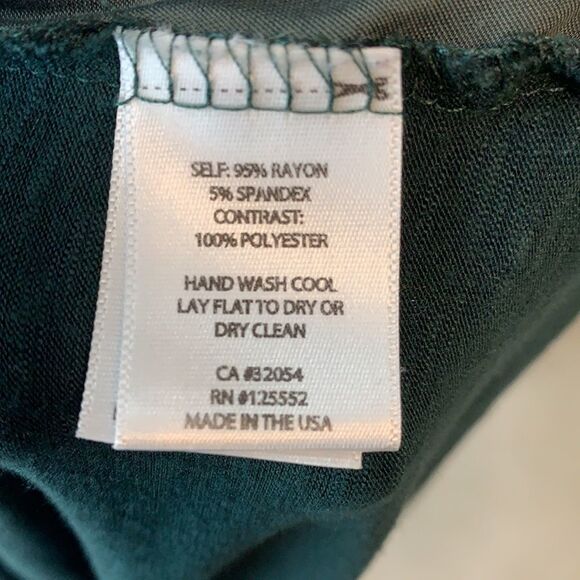 Dolan Emerald Green‎ Top Sz M - Picture 5 of 6